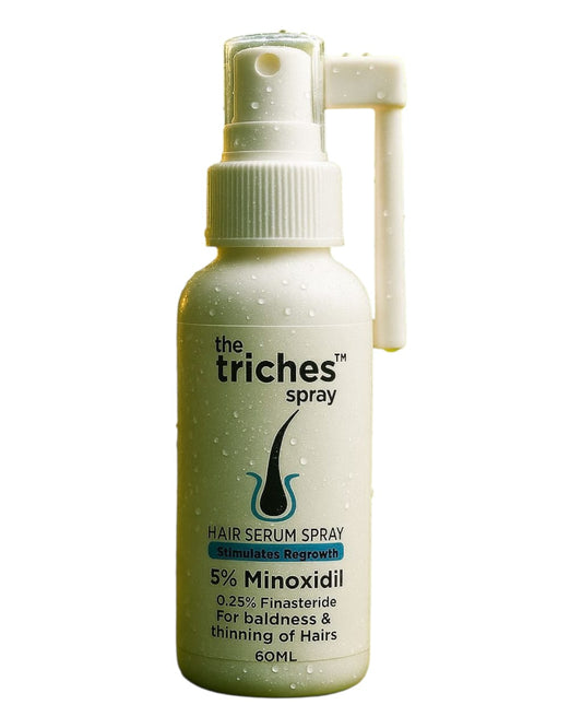 the triches spray – 5% Minoxidil & 0.25% Finasteride | Hair Regrowth Solution (60ml)