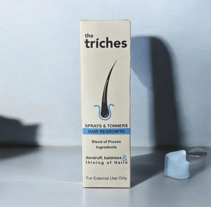 The Triches Spray – 5% Minoxidil, 0.25% Finasteride & Biotin 0.2% | Hair Regrowth Solution (85ml)